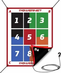 POWERNET Reversible Numbered Pitching Pad