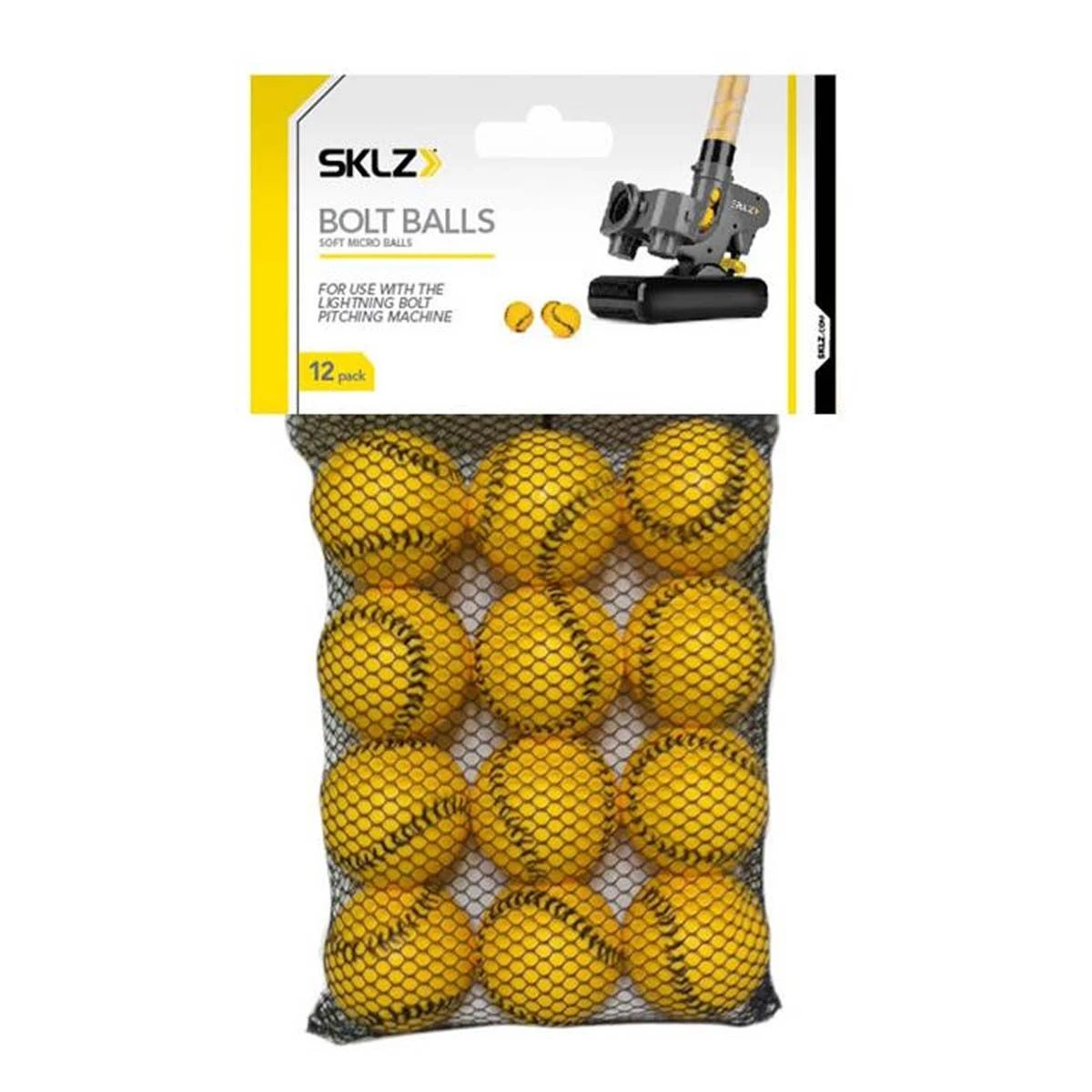 SKLZ Bolt Pitching Machine Micro Balls, dz 4 SKLZ Bolt Pitching Machine Micro Balls, dz - Image 4