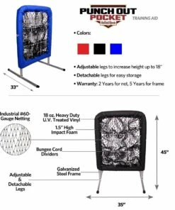On Deck Sports Punch Out Pocket Pitching Trainer Royal 7 On Deck Sports Punch Out Pocket Pitching Trainer Royal -Cheap Softball Store a33 034 specs