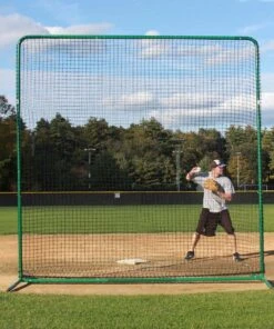 ProMounds Deluxe 10'x10' Baseball/Softball Protective Screen Frame & Net