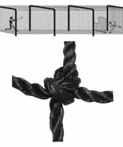 70' Collegiate Series Batting Tunnel Cage Nets, 2.0mm, #24 -Cheap Softball Store a33 116 01