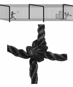 55' Pro Series Batting Tunnel Cage Nets, 2.5mm, #42 5 55' Pro Series Batting Tunnel Cage Nets, 2.5mm, #42 -Cheap Softball Store a33 143 01