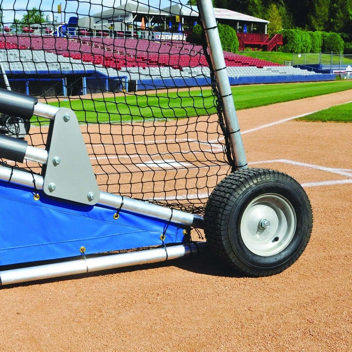 Jaypro Big League Bomber Pro Portable Batting Cage, BBGS-18 Navy 5 Jaypro Big League Bomber Pro Portable Batting Cage, BBGS-18 Navy - Image 5