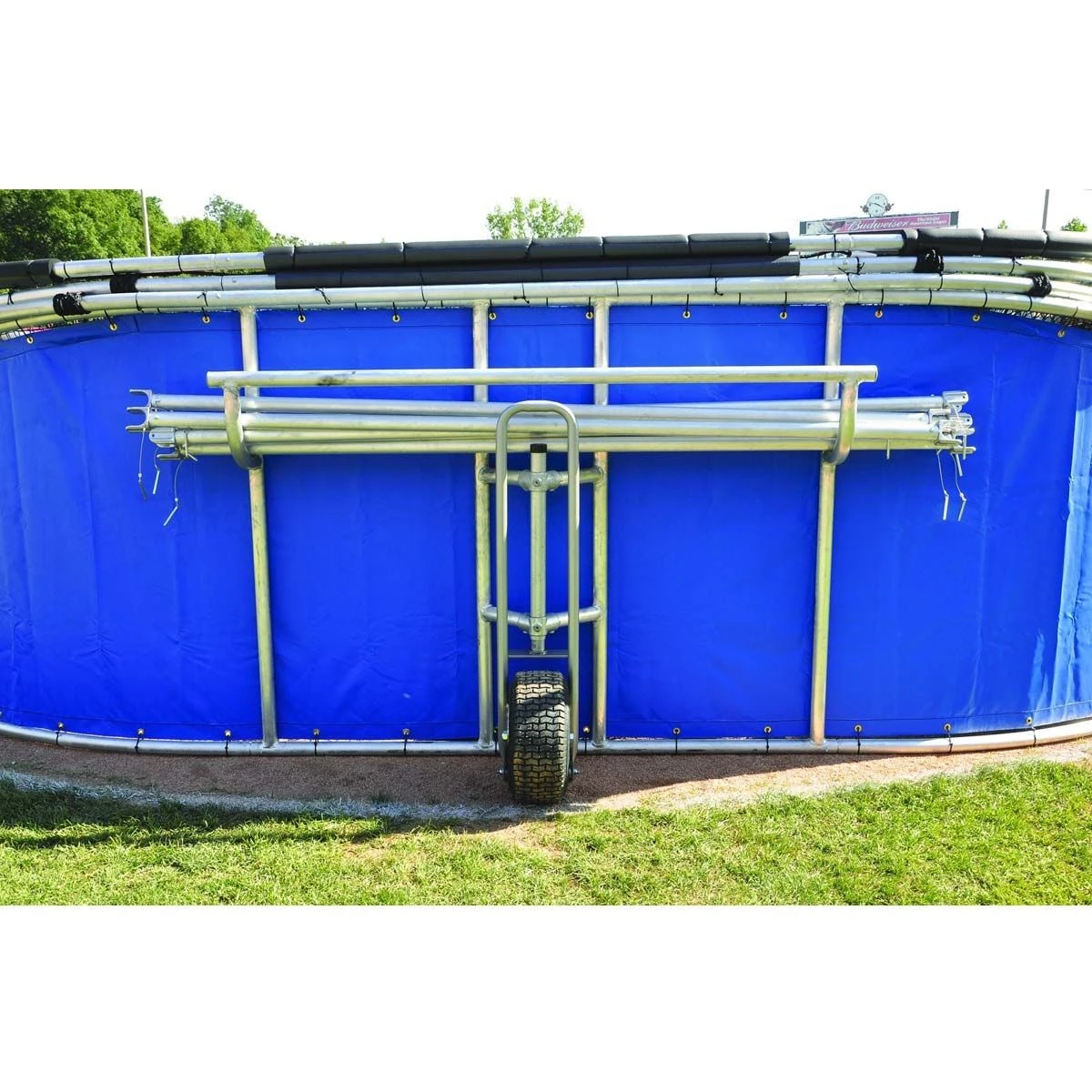 Jaypro Big League Bomber Pro Portable Batting Cage, BBGS-18 Navy 4 Jaypro Big League Bomber Pro Portable Batting Cage, BBGS-18 Navy - Image 4