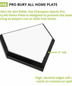 Champion Wood Filled Home Plate, BH88 -Cheap Softball Store a33 224 new dia 01