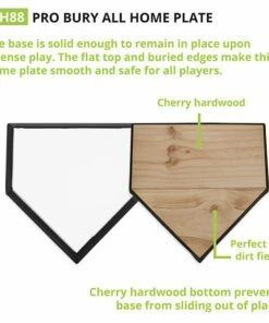 Champion Wood Filled Home Plate, BH88 -Cheap Softball Store a33 224 new dia 02