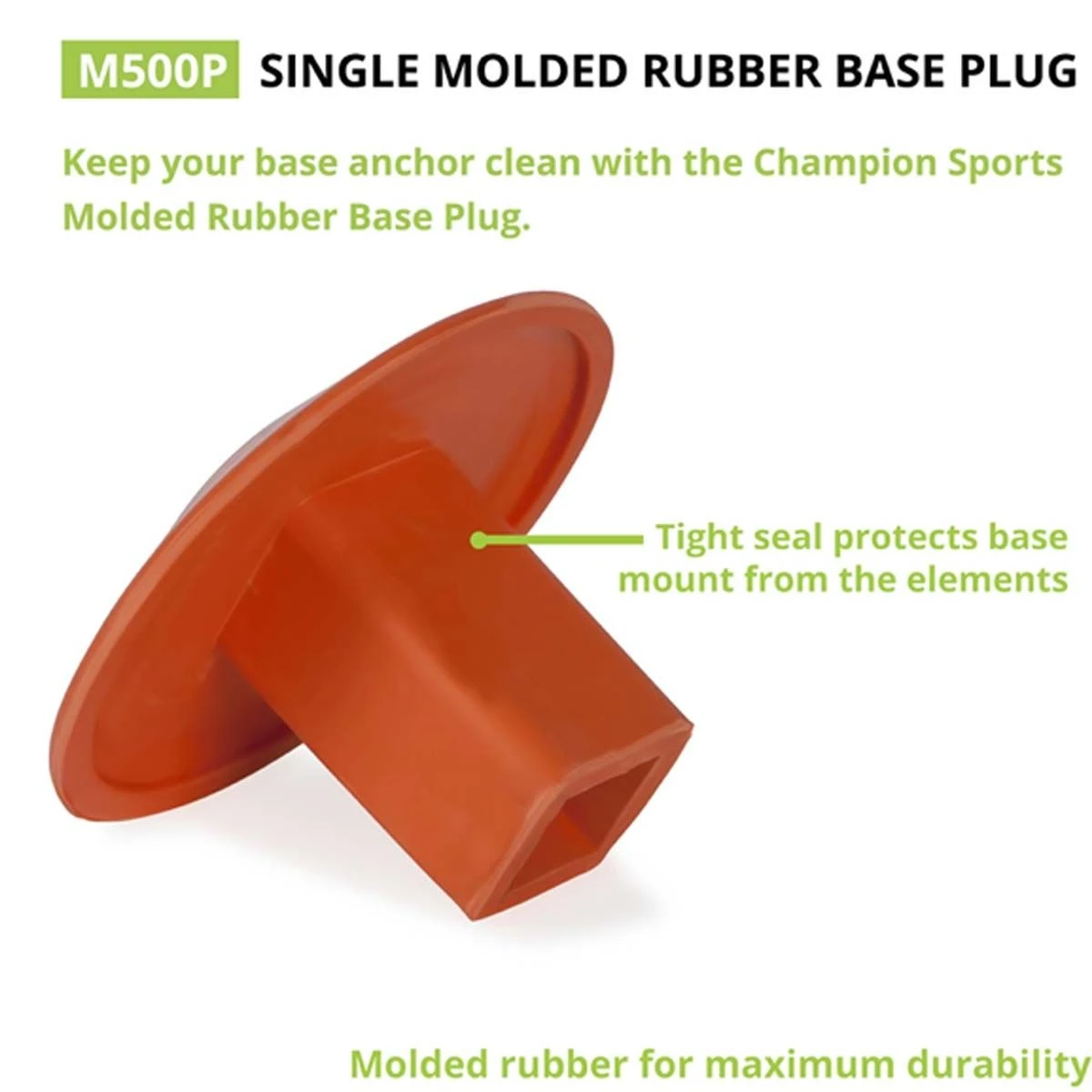 Champion Rubber Base Plug for Ground Anchors, M500P 3 Champion Rubber Base Plug for Ground Anchors, M500P - Image 3