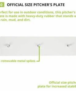 Champion Official Size Pitcher's Plate, 80 7 Champion Official Size Pitcher's Plate, 80 -Cheap Softball Store a33 255 new 3