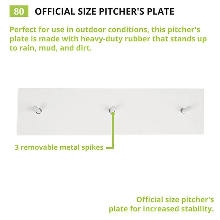 Champion Official Size Pitcher's Plate, 80 3 Champion Official Size Pitcher's Plate, 80 - Image 3