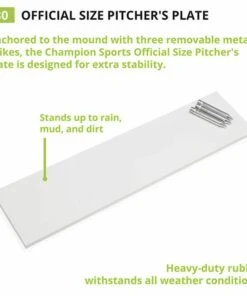 Champion Official Size Pitcher's Plate, 80 8 Champion Official Size Pitcher's Plate, 80 -Cheap Softball Store a33 255 new 4