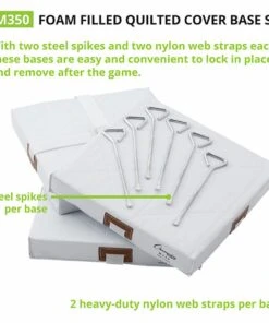 Champion 15"x15" Economy Bases, White, set of 3, M350 -Cheap Softball Store a33 280 new 01