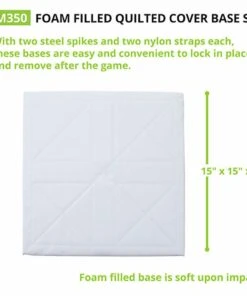 Champion 15"x15" Economy Bases, White, set of 3, M350 -Cheap Softball Store a33 280 new 02