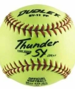 Dudley 11" SY11FP 47/375 Synthetic Fastpitch Softballs, dz