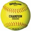 Wilson 12", 47/375 NFHS Leather Softballs, A9011BSST, dz