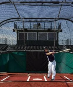 6'x12' Lined Batting Turf Mat Pro Green -Cheap Softball Store a33 754 clay