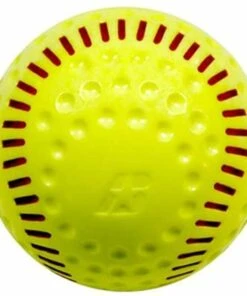 Baden 12" PSBRSY Dimpled Machine Softball, Yellow with Red Seam