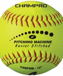 Champro 12" CSBPMB Leather Pitching Machine Softballs