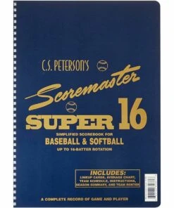 Super 16 Baseball / Softball Scorebook