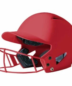 Champro HX Rise Fastpitch Matte Batting Helmet w/Faceguard Royal