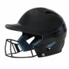 Champro HX Rookie Fastpitch Batting Helmet w/Faceguard White