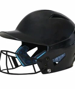 Champro HX Rookie Fastpitch Batting Helmet w/Faceguard White