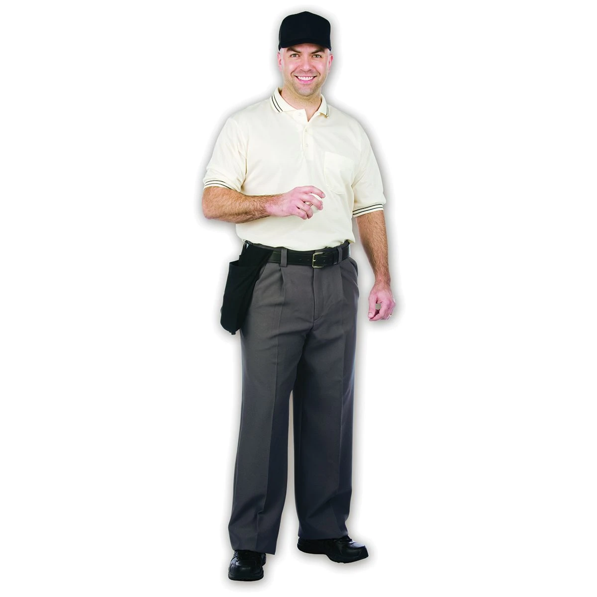 Dalco D9600 Pleat Front Umpire Pants, Charcoal 3 Dalco D9600 Pleat Front Umpire Pants, Charcoal - Image 3