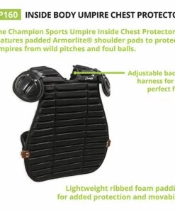 Champion Inside Umpire Chest Protector, P160 -Cheap Softball Store a34 690 new 03