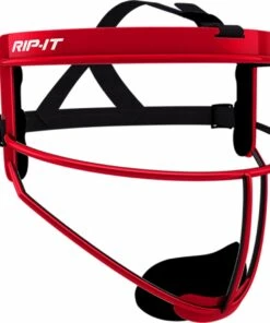 Rip-It Defense Pro YOUTH Fastpitch Softball Faceguard, DGBO-Y Scarlet