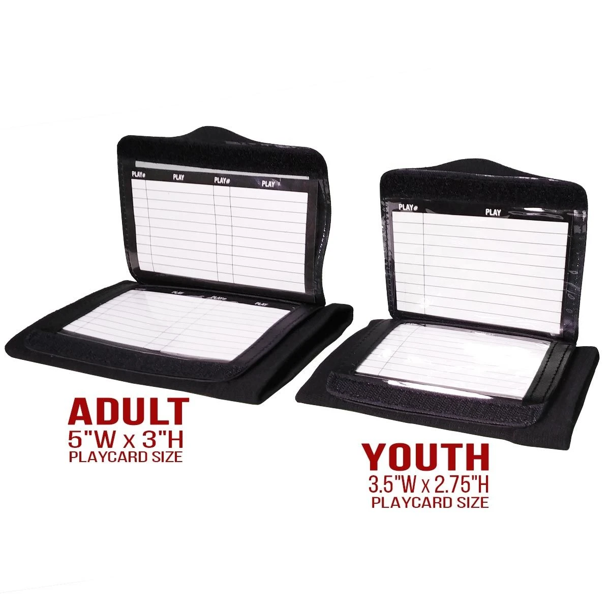 Champro TRIPLE Quarterback Playbook Wrist Band Optic Yellow 3 Champro TRIPLE Quarterback Playbook Wrist Band Optic Yellow - Image 3