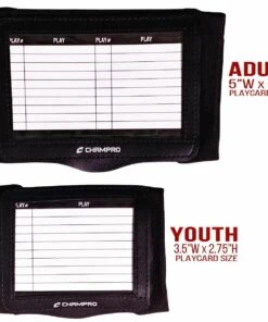 Champro TRIPLE Quarterback Playbook Wrist Band Optic Yellow 7 Champro TRIPLE Quarterback Playbook Wrist Band Optic Yellow -Cheap Softball Store a47 626 top view 2