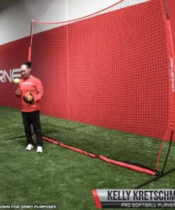 POWERNET 9'Hx12'W Portable Barrier Sport Net Navy -Cheap Softball Store a63 354 new 04