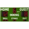 Varsity Scoreboards 3314 Baseball-Softball Scoreboard, 8'Wx4'H