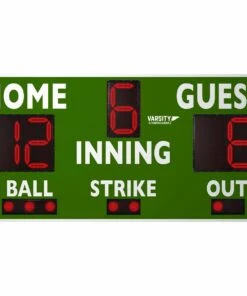 Varsity Scoreboards 3314 Baseball-Softball Scoreboard, 8'Wx4'H