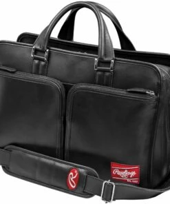 Rawlings Black Leather Coach's Briefcase