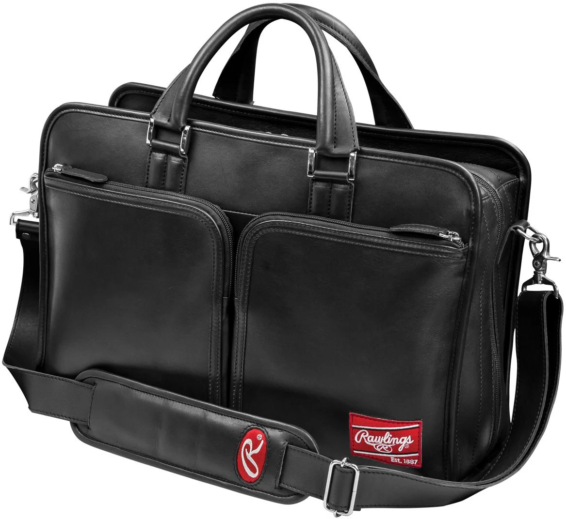 Rawlings Black Leather Coach's Briefcase 1 Rawlings Black Leather Coach's Briefcase